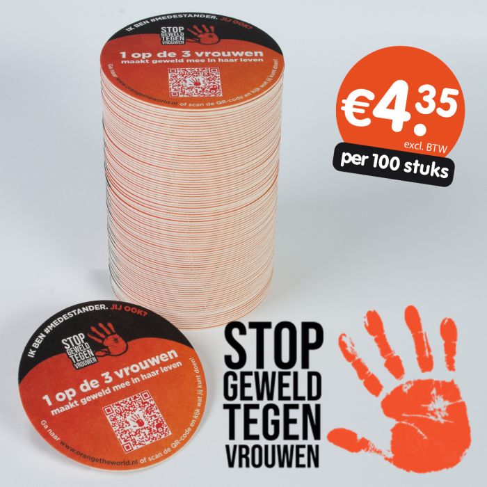 Viltjes "Orange the world"