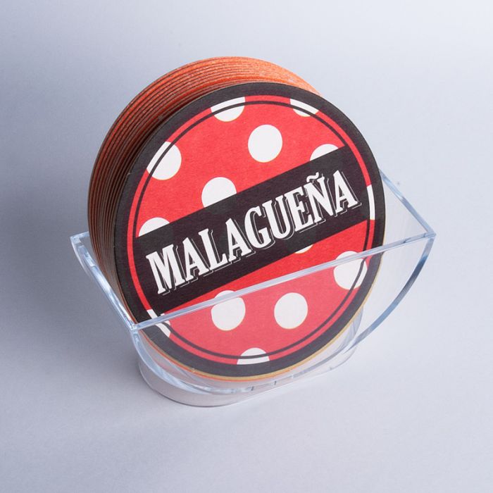Biervilt houder plexiglas rond