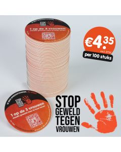Viltjes "Orange the world"